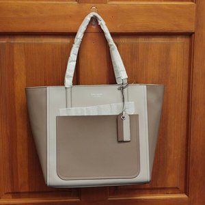 Kate Spade Lalena Large Cream/Beige/Tan Pocket Tote